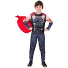 Fantasia Thor Infantil de Luxo Com Enchimento no Peito e Capa Fantasia Thor Infantil de Luxo Com Enchimento no Peito e Capa