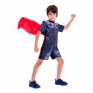 Fantasia Thor Infantil Vingadores Ultimato Curto Com Capa Fantasia Thor Infantil Vingadores Ultimato Curto Com Capa