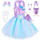 Fantasia Topney Princess Mermaid Ariel para meninas de 5 a 6 anos