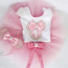 Fantasia Tutu Minnie Rosa