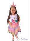 Fantasia Unicórnio infantil colorido lindo envio rápido Fantasia Unicórnio infantil colorido lindo envio rápido