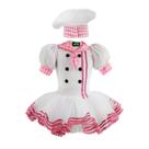 Fantasia Vestido Adulto Chef de Cozinha Feminina Com Chapéu Fantasia Vestido Adulto Chef de Cozinha Feminina Com Chapéu