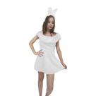 Fantasia Vestido Coelhinha da Páscoa Coelha Branca Adulto Pelúcia Feminina Carnaval Halloween Zumbi Terror Fantasia Vestido Coelhinha da Páscoa Coelha Branca Adulto Pelúcia Feminina Carnaval Halloween Zumbi Terror