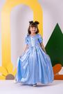 Fantasia vestido Princesa Cinderela Modelo 2 Azul
