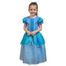 Fantasia Vestido Princesa Cinderela -