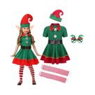 Fantasias De Elfo Verde Para Crianças 2025, Traje De Papai Noel Para O Natal, Conjuntos De Cosplay