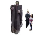 Fantasma Giratorio Halloween Monstro Dia das Bruxas Festa Tematica Som Luz Grito Terror Suspense Decoraçao Horripilante