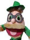 Fantoche Boneco de Milho, fantoche de mão
