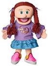 Fantoche de Mão Silly Puppets 36cm Deus é Amor Menina Pêssego
