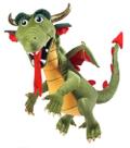 Fantoche de Ventríloquo Dragão Silly Puppets 51 cm