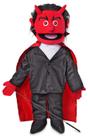 Fantoche Diabinho Silly Puppets 63 cm com Olhos que Acendem, Ventríloquo Fantoche Diabinho Silly Puppets 63 cm com Olhos que Acendem, Ventríloquo