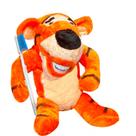 Fantoche Odontológico Pelúcia Luxo com Macro Arcada - Tigre