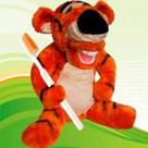Fantoche Ortodôntico de Tigre com Bandas