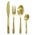 Faqueiro 24 Peças De Aço Inox Ouro Santorini Luxo Jolitex Faqueiro 24 Peças De Aço Inox Ouro Santorini Luxo Jolitex