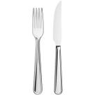 Faqueiro 24 peças Garfos Facas de Mesa Siena Aço Inox Mesa