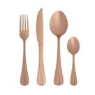 Faqueiro 24Pç de Aço Inox Positano Rose 7850 Lyor Faqueiro 24Pç de Aço Inox Positano Rose 7850 Lyor