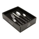Faqueiro 30 Peças Aço Inox Wolff Pisa Two Tones Inox/Preto Faqueiro 30 Peças Aço Inox Wolff Pisa Two Tones Inox/Preto