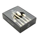 Faqueiro 30 peças de aço inox PVD Dourado com Gift Box Avalon Wolff - 71416