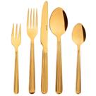 Faqueiro 30 Peças Manchester Dourado Aço Inox Wolff Faqueiro 30 Peças Manchester Dourado Aço Inox Wolff