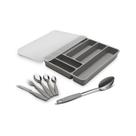 Faqueiro 32Pcs Itaparica C/Organizador Cinza Brinox