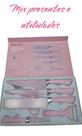 Faqueiro 6 pçs rosa kitchen inox - Xx