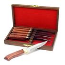 Faqueiro 6 peças Arkhip Churrita Seis 5'' Cabo Madeira Caixa Faqueiro 6 peças Arkhip Churrita Seis 5'' Cabo Madeira Caixa