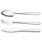 Faqueiro 72 Talheres Garfos Colheres Facas de Mesa Inox Siena Mesa Posta Servir