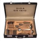 Faqueiro 84 Peças Banhado A Ouro 24K Oferta Imperdível Dusseldorf Faqueiro 84 Peças Banhado A Ouro 24K Oferta Imperdível Dusseldorf