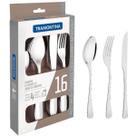 Faqueiro Aço Inox com Faca Para Churrasco 16 peças Havana Tramontina Faqueiro Aço Inox com Faca Para Churrasco 16 peças Havana Tramontina