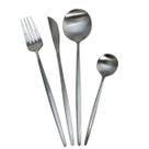 Faqueiro Aço Inox Prata 32 Peças Ópera Lyor Mesa Posta