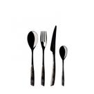 Faqueiro bugatti 24 peças lady black brilhante decorado ibdld-faq24