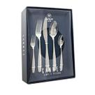 Faqueiro Cannes Wollf 30 Peças Aço Inox Jogo Talheres Garfos Facas Colheres Liso 6 Pessoas