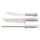 Faqueiro churrasco brinox precision 3 pcs inox 2554/102