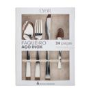 Faqueiro de 24 peças 6 pessoas montenegro aço inox Faqueiro de 24 peças 6 pessoas montenegro aço inox