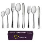 Faqueiro de Talheres Elite 48 Peças Aço Inox Gourmet Mix