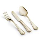 Faqueiro em aço inox Saint James Lace Champagne Gold 101 peças: Requinte e brilho para a sua mesa Faqueiro em aço inox Saint James Lace Champagne Gold 101 peças: Requinte e brilho para a sua mesa