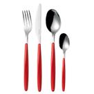 Faqueiro Fusion Vermelho 24 Peças - Guzzini