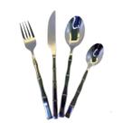 Faqueiro Inox Bambu Prata