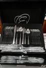 Faqueiro Inox Caixa de madeira 75pçs- Encanto