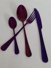 Faqueiro Inox Com 16 Peças Talheres Na Cor Roxo / Purple