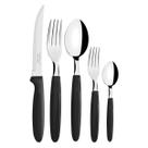 Faqueiro Inox Ipanema Preto 30 Peças Completo Qualidade Premium Faqueiro Inox Ipanema Preto 30 Peças Completo Qualidade Premium