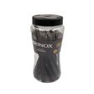Faqueiro Itaparica 20 Peças Preto Aço Inox Brinox - 6000/414