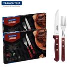 Faqueiro Jogo de Talheres Jumbo Polywood 24 Peças Tramontina Lamina Aço Inox