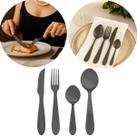 Faqueiro Jogo Talheres Black Aço Inox 24 Peças Sunshine Fratelli Inox