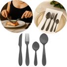 Faqueiro Jogo Talheres Black Aço Inox 24 Peças Sunshine