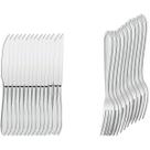 Faqueiro laguna 24 peças garfo e faca tramontina aço inox para restaurante Faqueiro laguna 24 peças garfo e faca tramontina aço inox para restaurante