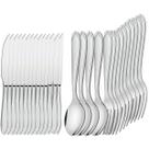 Faqueiro laguna kit 36 peças garfo faca e colher tramontina aço inox