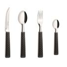 Faqueiro para ate 4 pessoas com caixa, Rattan Preto 16 peças Faqueiro para ate 4 pessoas com caixa, Rattan Preto 16 peças