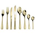 Faqueiro Pearl 48 Peças Aço Inox Champanhe PVD Fracalanza