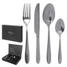 Faqueiro premium aco inox c/24 pcs toulouse prata florarte Faqueiro premium aco inox c/24 pcs toulouse prata florarte
